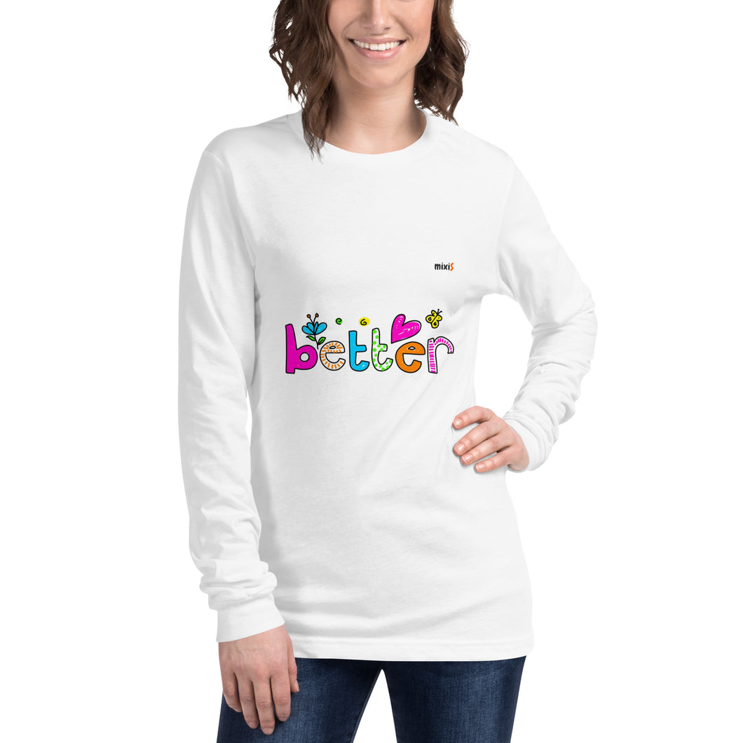 Langärmeliges Unisex-T-Shirt