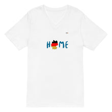 Lade das Bild in den Galerie-Viewer, Kurzärmeliges Unisex-T-Shirt mit V-Ausschnitt
